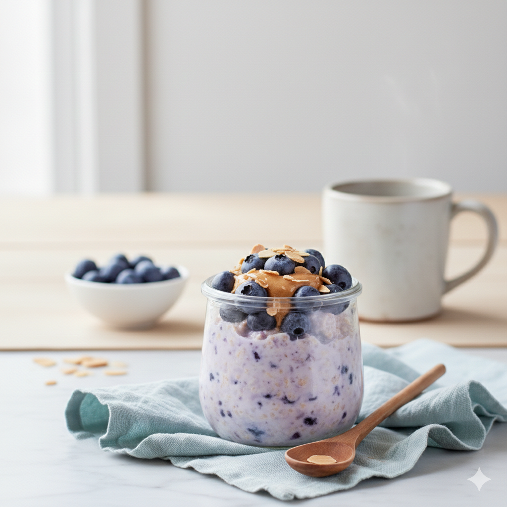 Blueberry Almond Oats