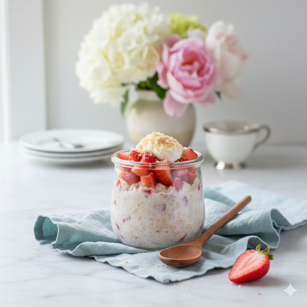 Strawberry Cheesecake Oats